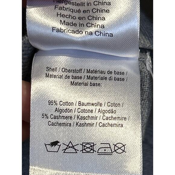 Golfino Leopard Cotton Cashmere Troyer Sweater - Picture 7 of 8